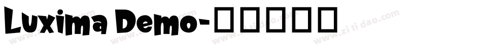 Luxima Demo字体转换